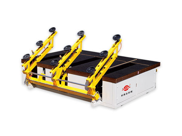 Manual glass cutting table with automatic loader