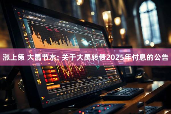 涨上策 大禹节水: 关于大禹转债2025年付息的公告
