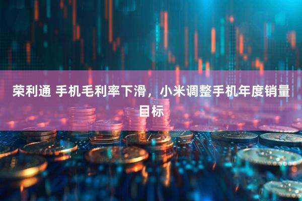 荣利通 手机毛利率下滑，小米调整手机年度销量目标